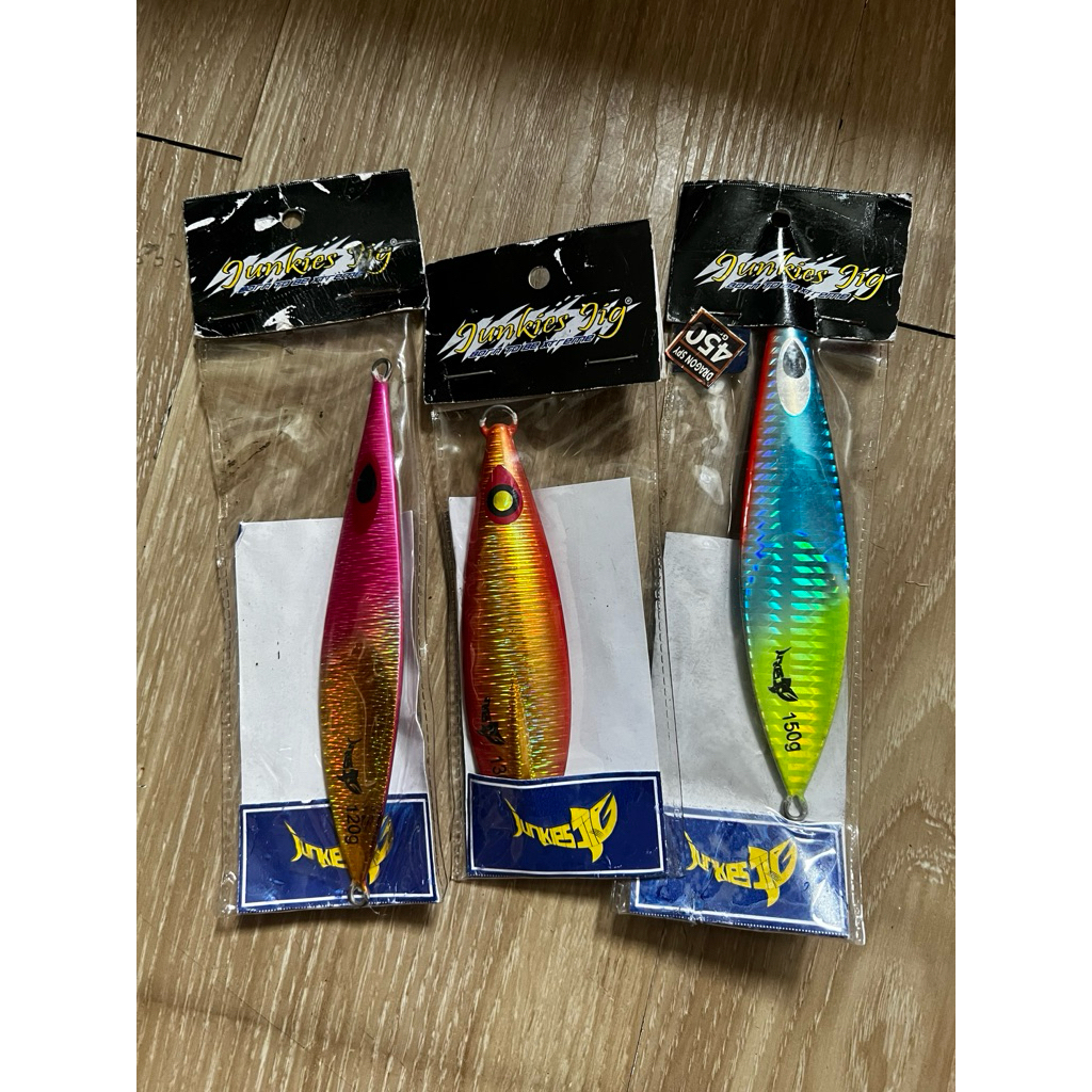 METAL JIG JUNKIES JIG / umpan jigging / umpan mancing laut / metal jig