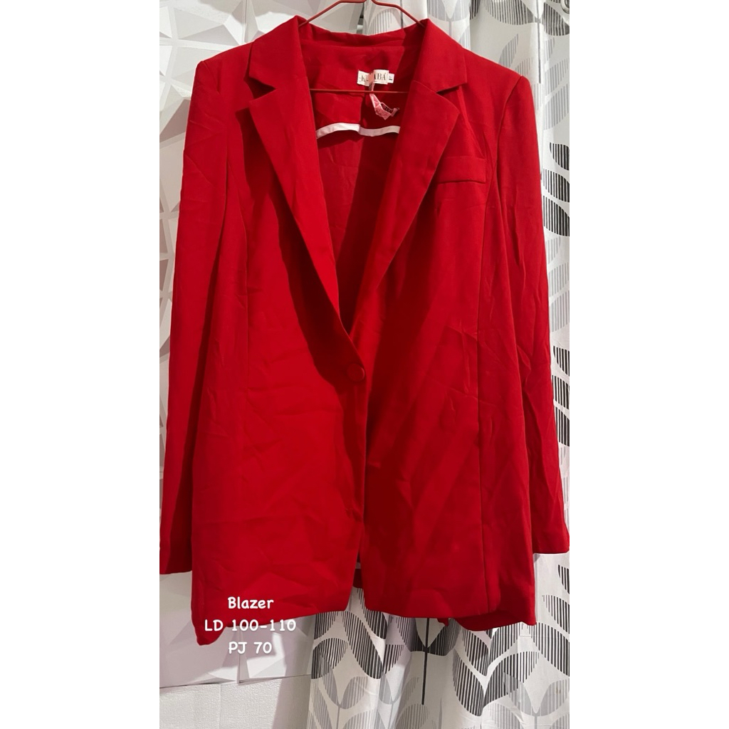 Blazer Merah/Blazer Sifon/Blazer Murah