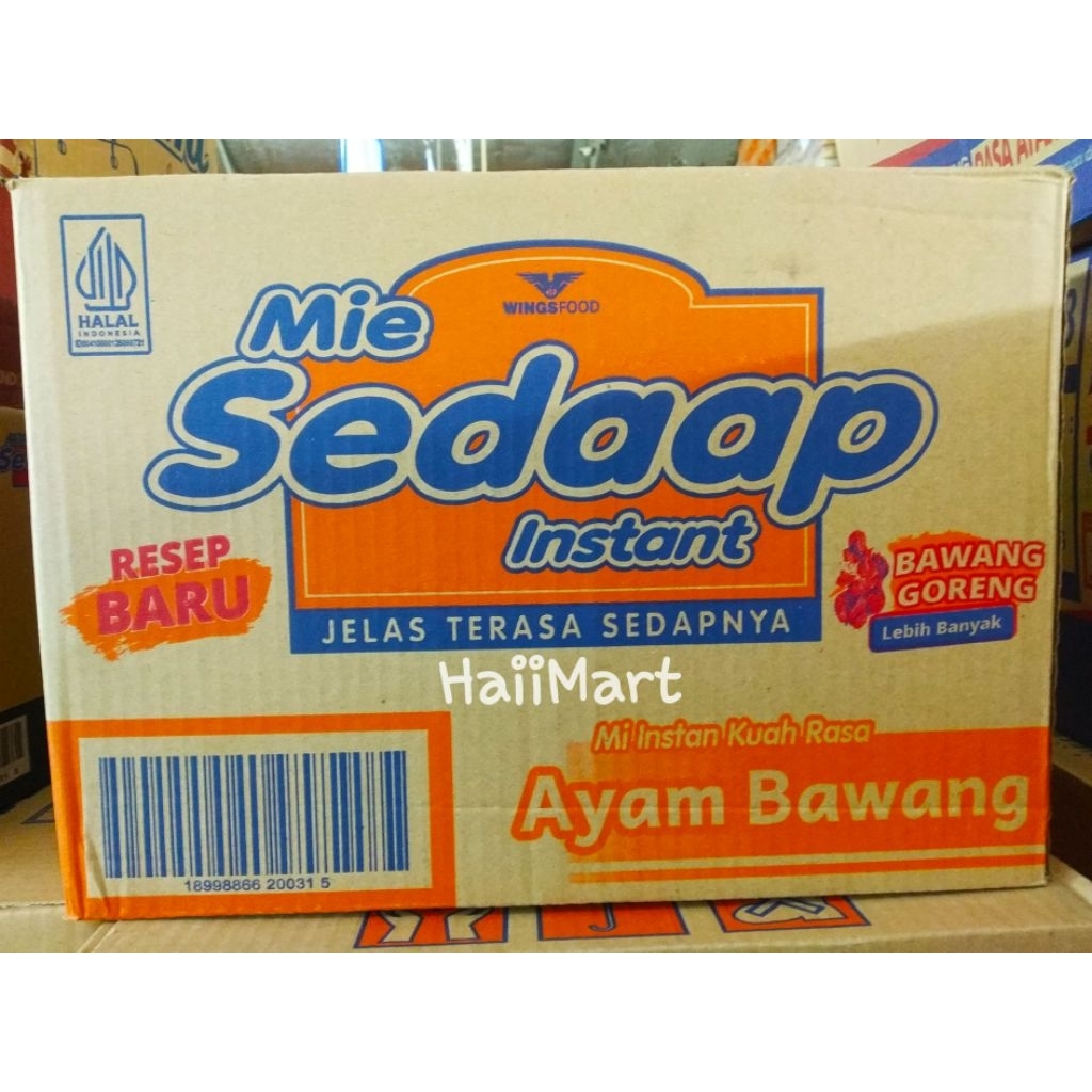 Mie Sedaap Ayam Bawang Resep Baru 1 Dus ll Mi Ayam Bawang Isi 40pcs 70gr Karton Enak