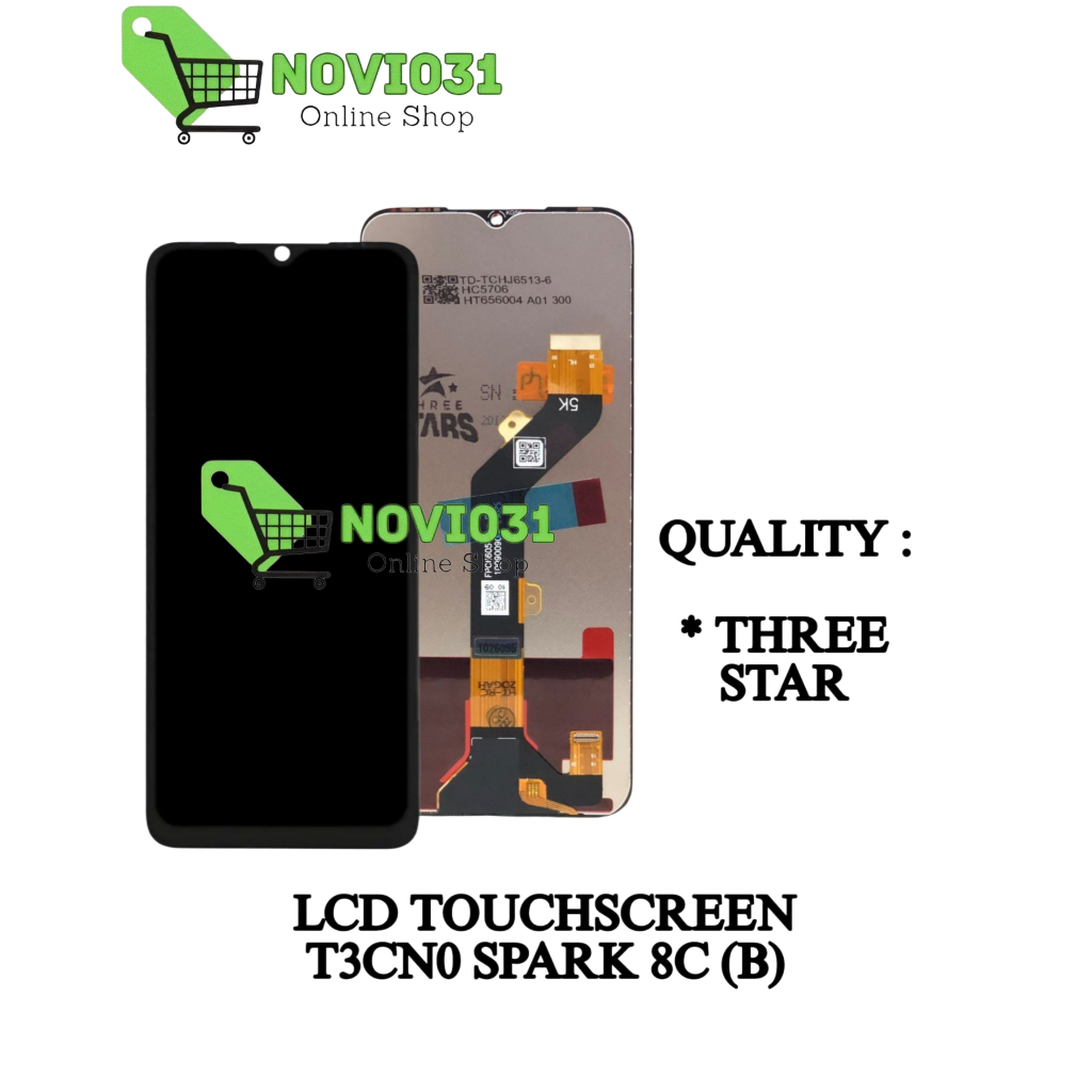 Novi031_ Lcd Touchscreen T3CNO SP4RK 8C