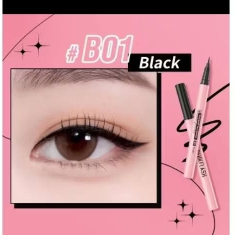 eyeliner pink flash
