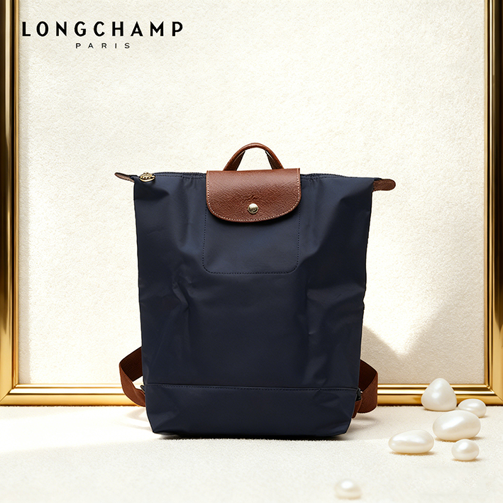 LONGCHAMP Le Pliage Original Tas Ransel Wanita Ukuran Besar