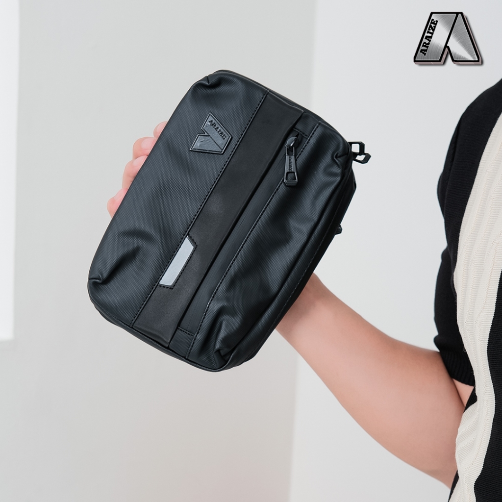 ARAIZE Tas Selempang Pria Ballistic Nylon - Sling Bag Anti Air Terbaru 2025