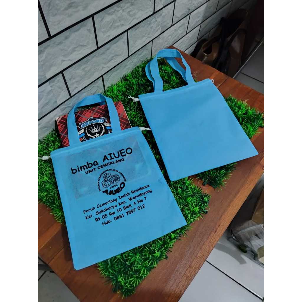 TAS SOUVERNIR SERUT GEPENG SABLON WISUDA/HAJATAN/HAJI/UMROH