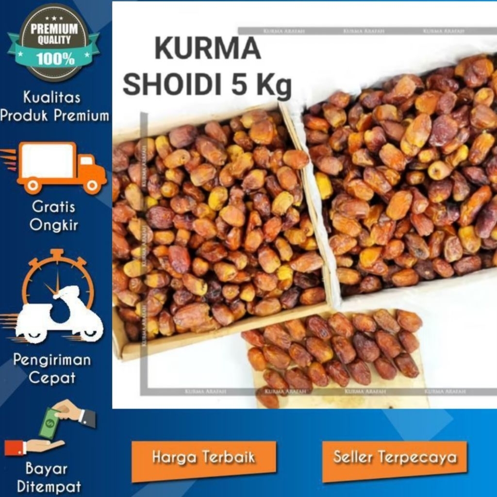 KURMA SUKARI LIBYA 5KG/KURMA SUKARI SHOIDI/KURMA SUKARI RAJA