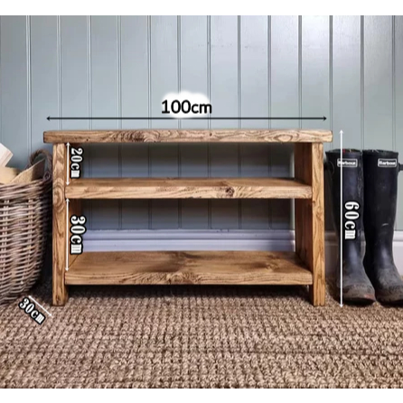 Custom Rak Penyimpanan Sepatu Kayu Jati