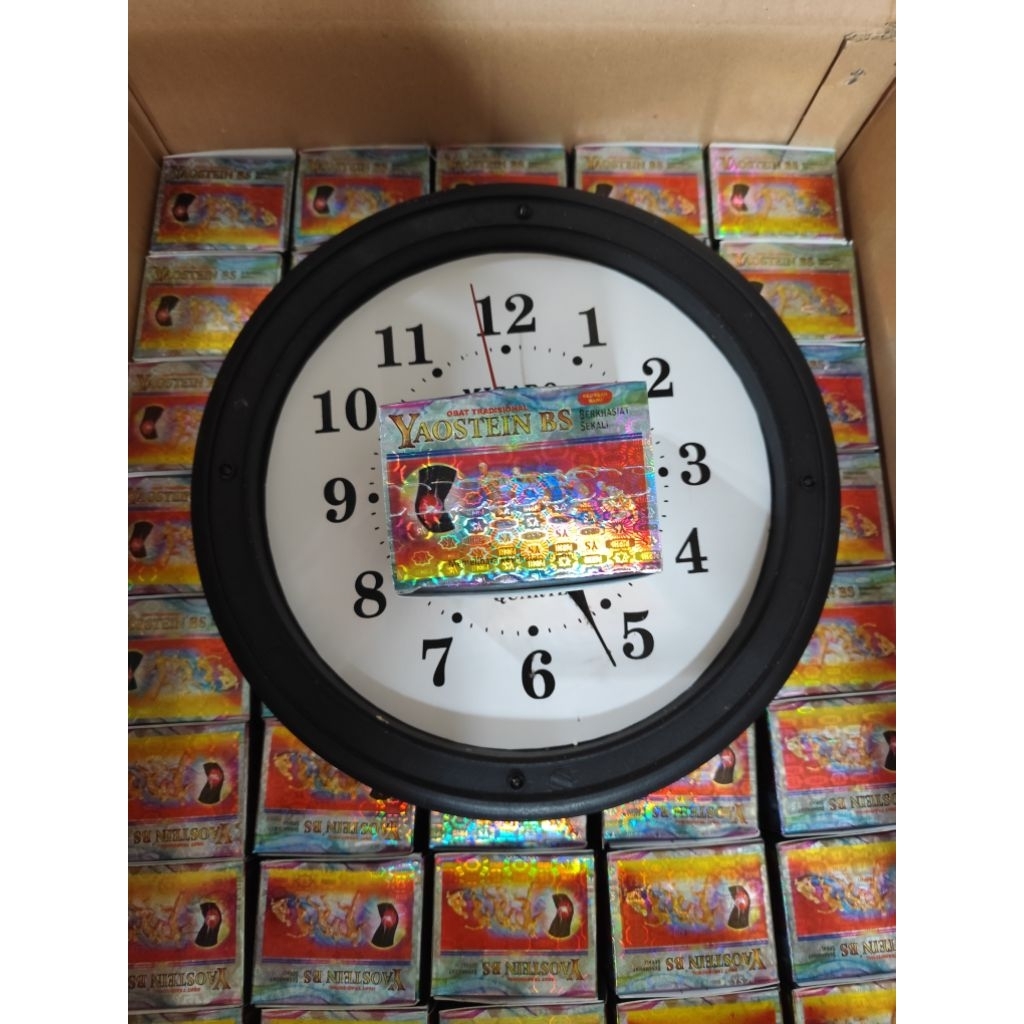 jam ys bs dinding yostin motif bulat