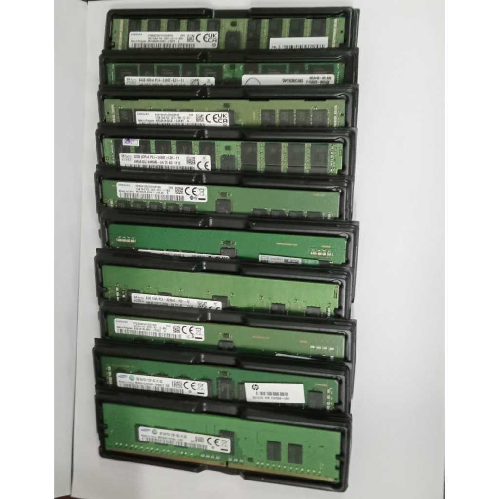 Memory Ram SERVER ECC Rdimn PC4 DDR4 64GB 32GB 16GB 8GB 4GB PC2133, 2400, 2666 Mhz Original Server H