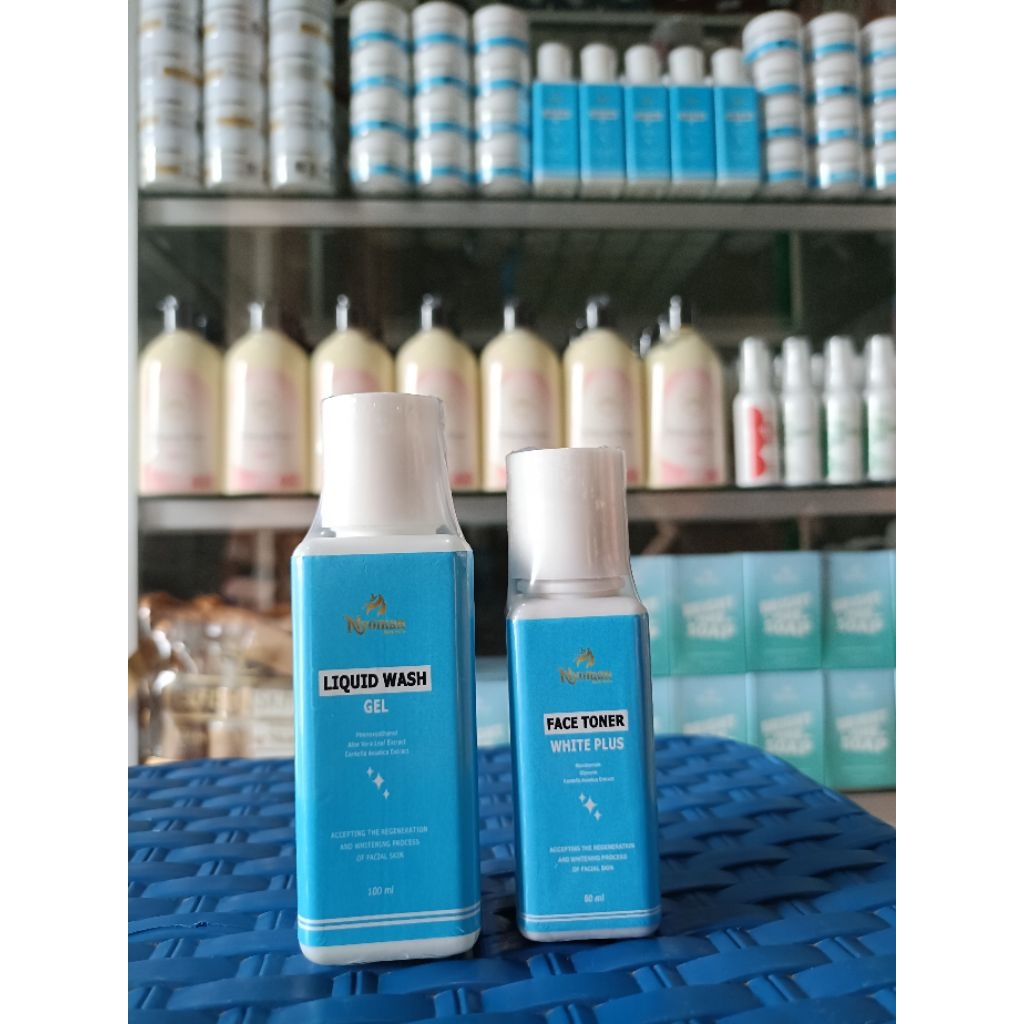 facial wash+ toner wp Nyoman beauty skincare