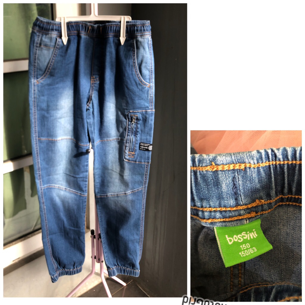 jeans jogger bossini sz 160