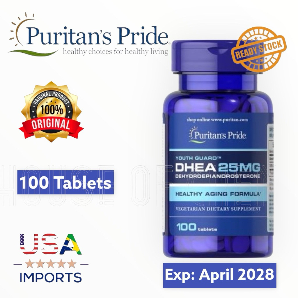 PURITAN PRIDE DHEA 25 mg 100 Tablets Puritan's Pride USA