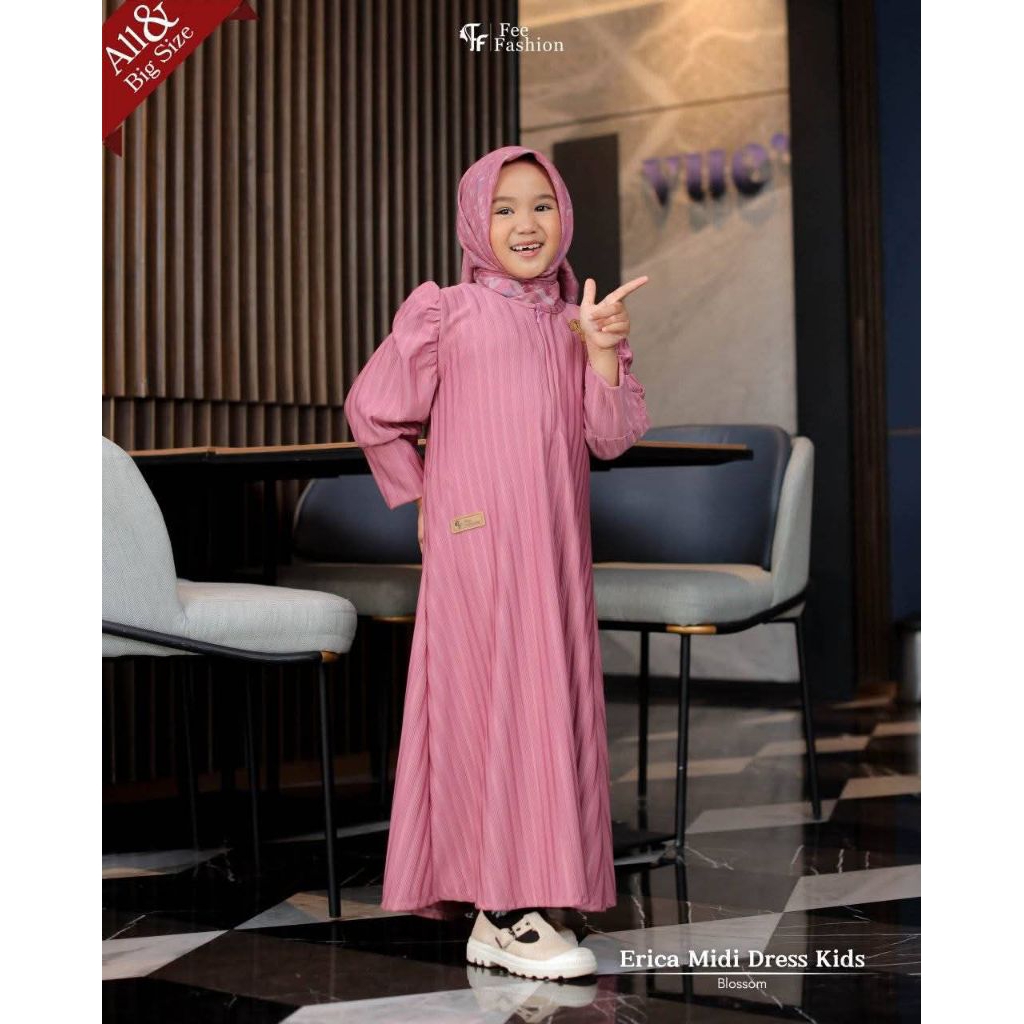 ERICA DRESS KIDS KNITT HORNET PREMIUM ORIGINAL FEE FASHION