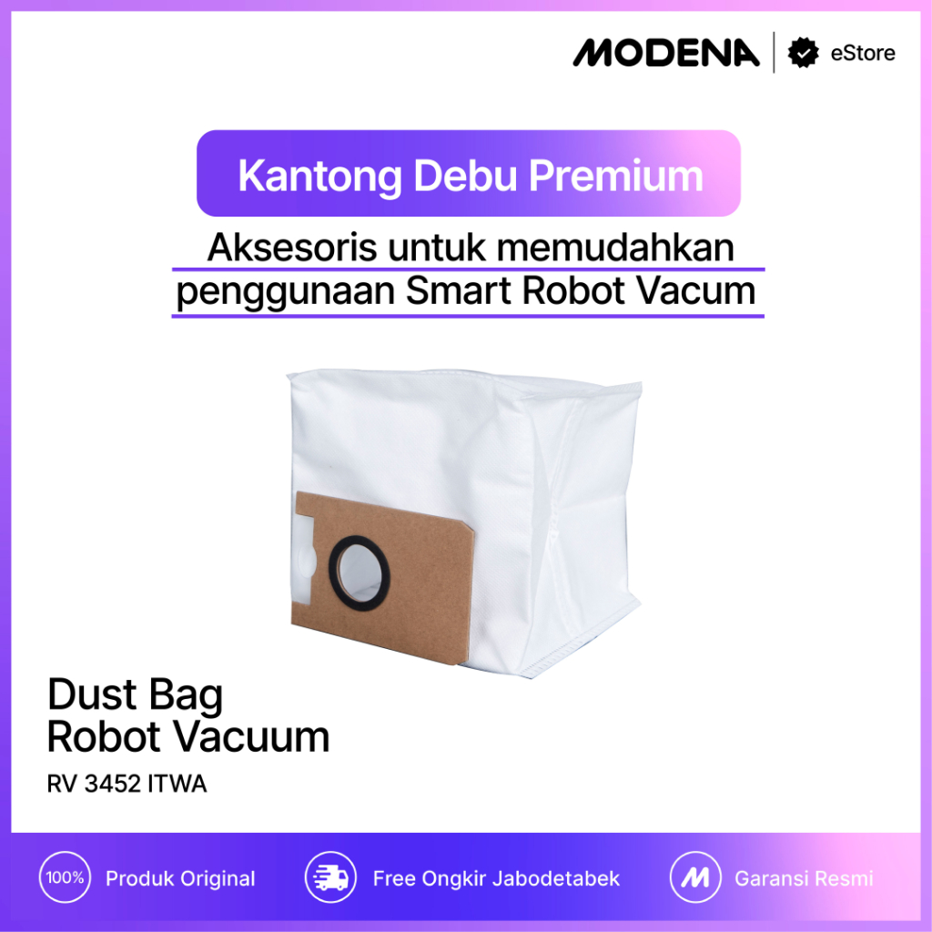 DUST BAG - Accessories MODENA Seamless Smart Robot Vacuum WiFi LIDAR - RV 3452 ITWA