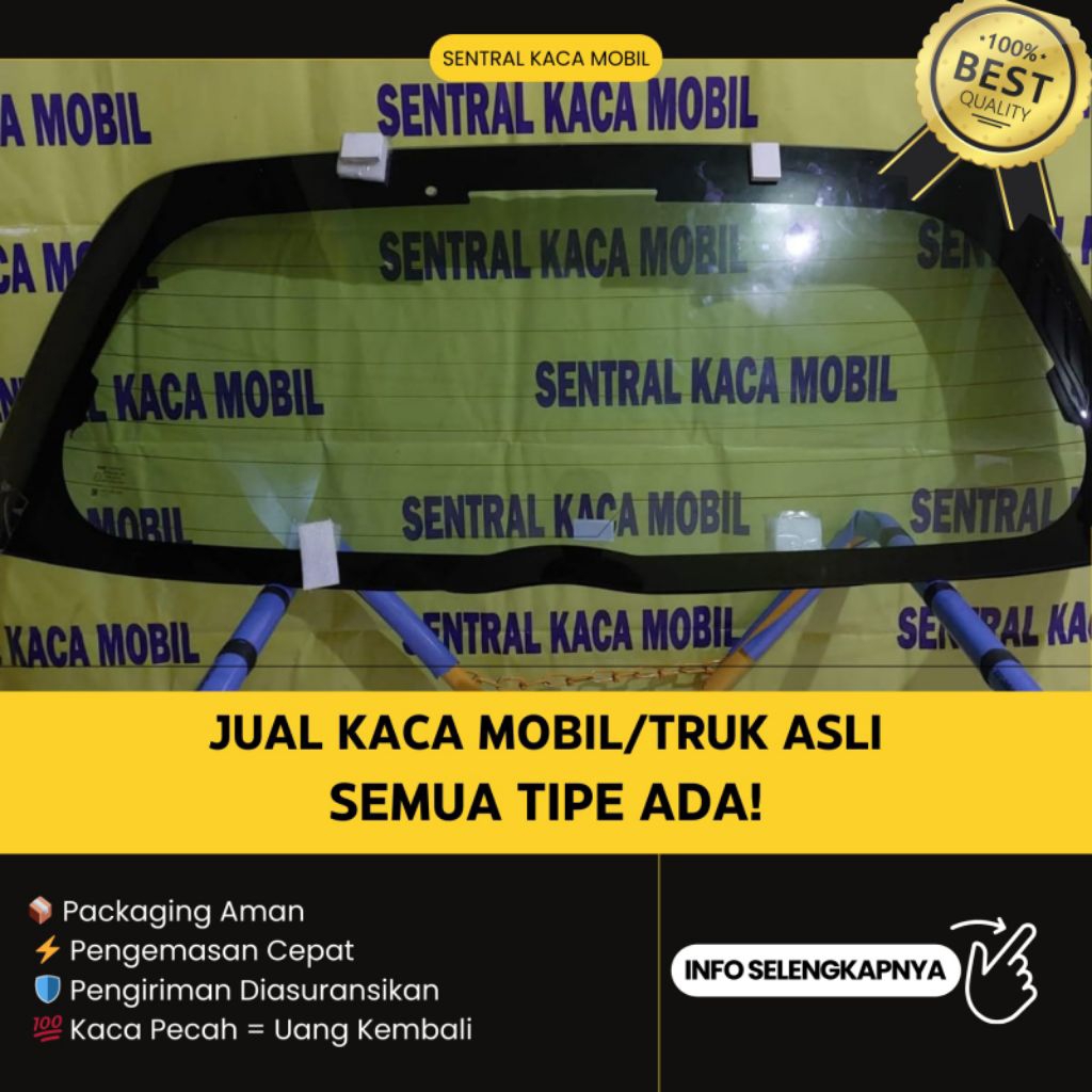 KACA BELAKANG KIA PICANTO COSMO SNI- DIASURANSIKAN