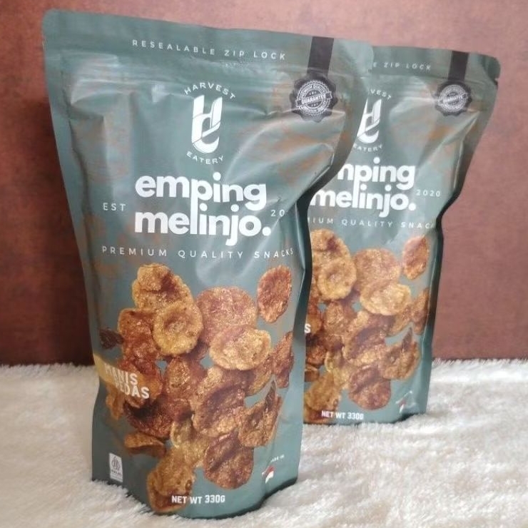 Terbaru Emping Melinjo Manis Pedas Harvest Eatery 330gr