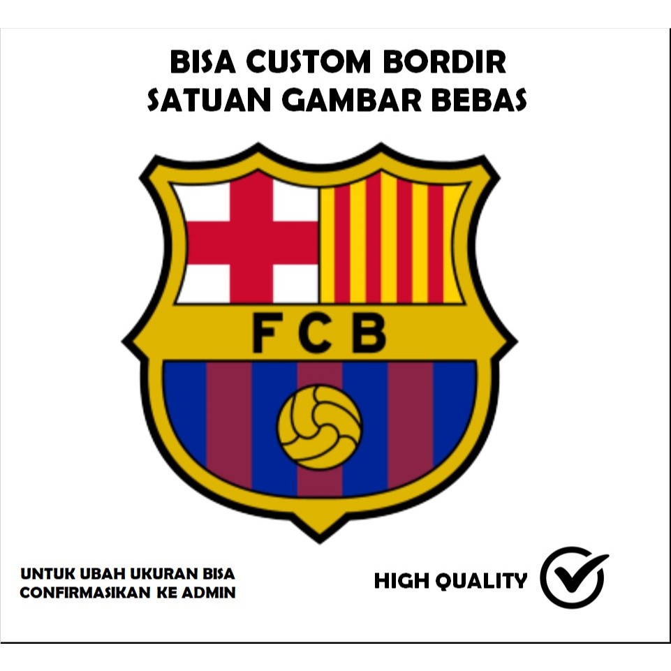 EMBLEM BORDIR PATCH LOGO CLUB BOLA TESTIMONI-IBP