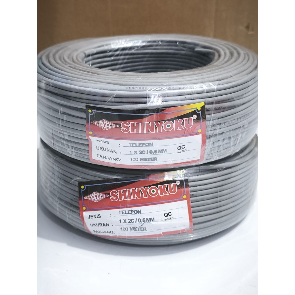 KABEL TELEPON SHINYOKU/KABEL INSTALASI WALET 100METER