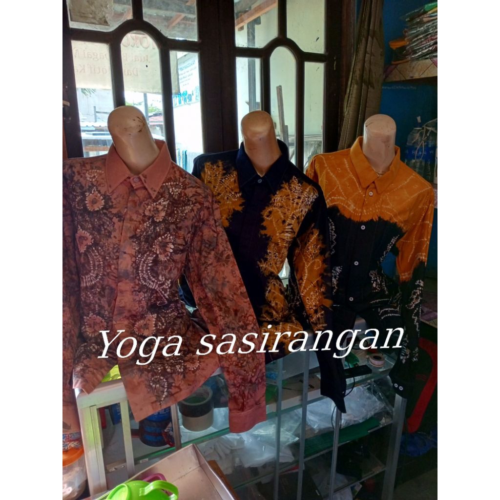 kemeja sasirangan pria