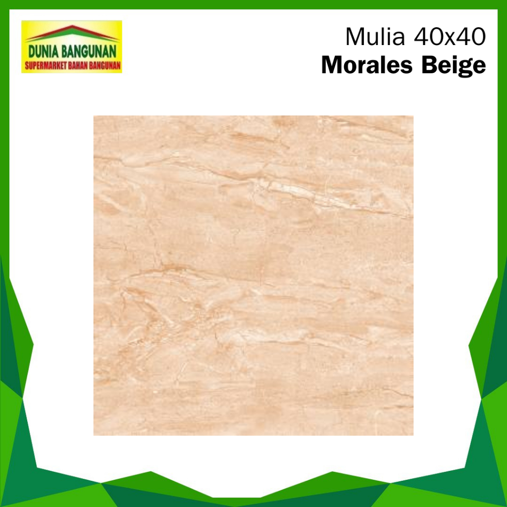 Keramik 40x40 Lantai Mulia Accura Morales Beige Keramik Lantai Marble Beige