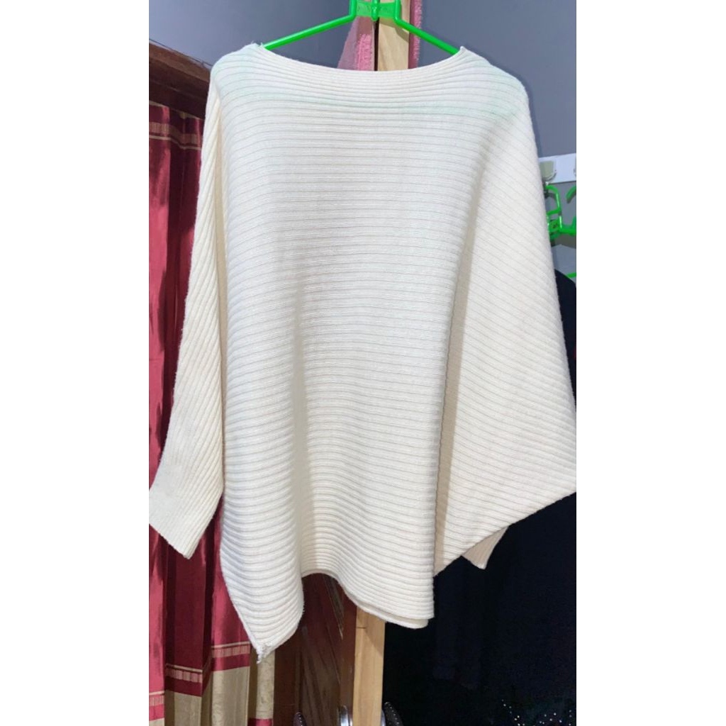 cardigan putih preloved