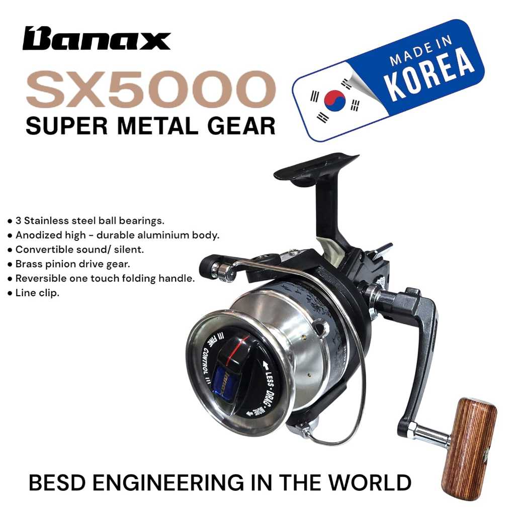 MADE IN KOREA Reel banax SX 5000