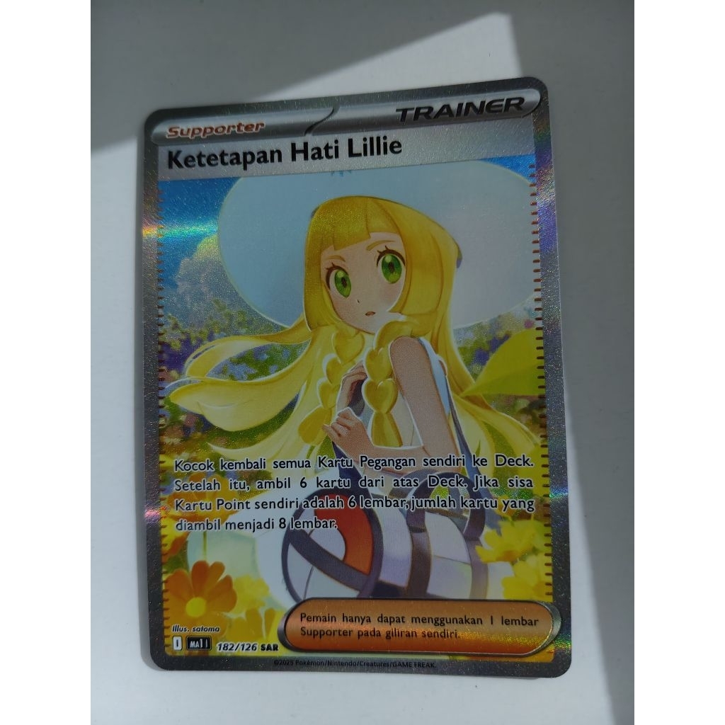 Ketetapan Hati Lillie SAR TCG Pokemon