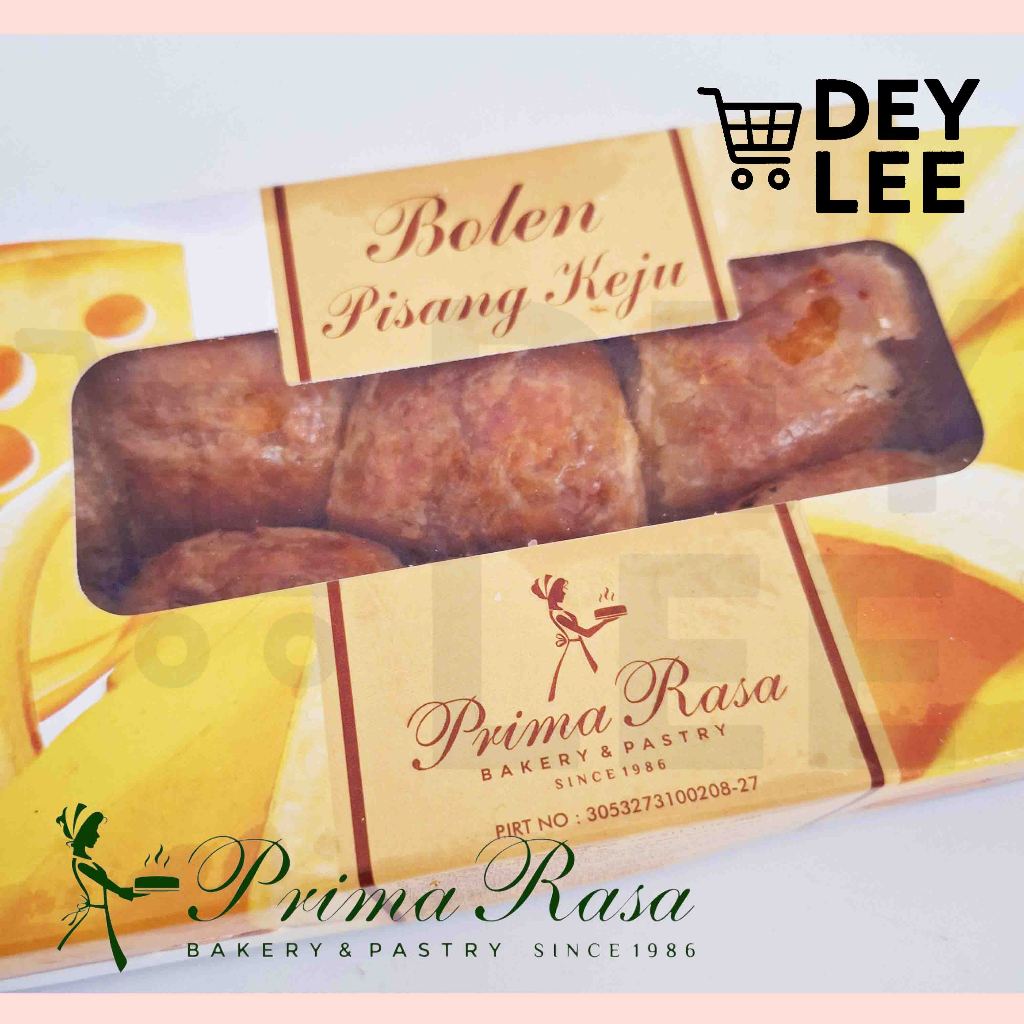 PRIMARASA Pisang Bolen KEJU per 1 box isi 10 pcs Fresh Halal Oleh-Oleh Bandung