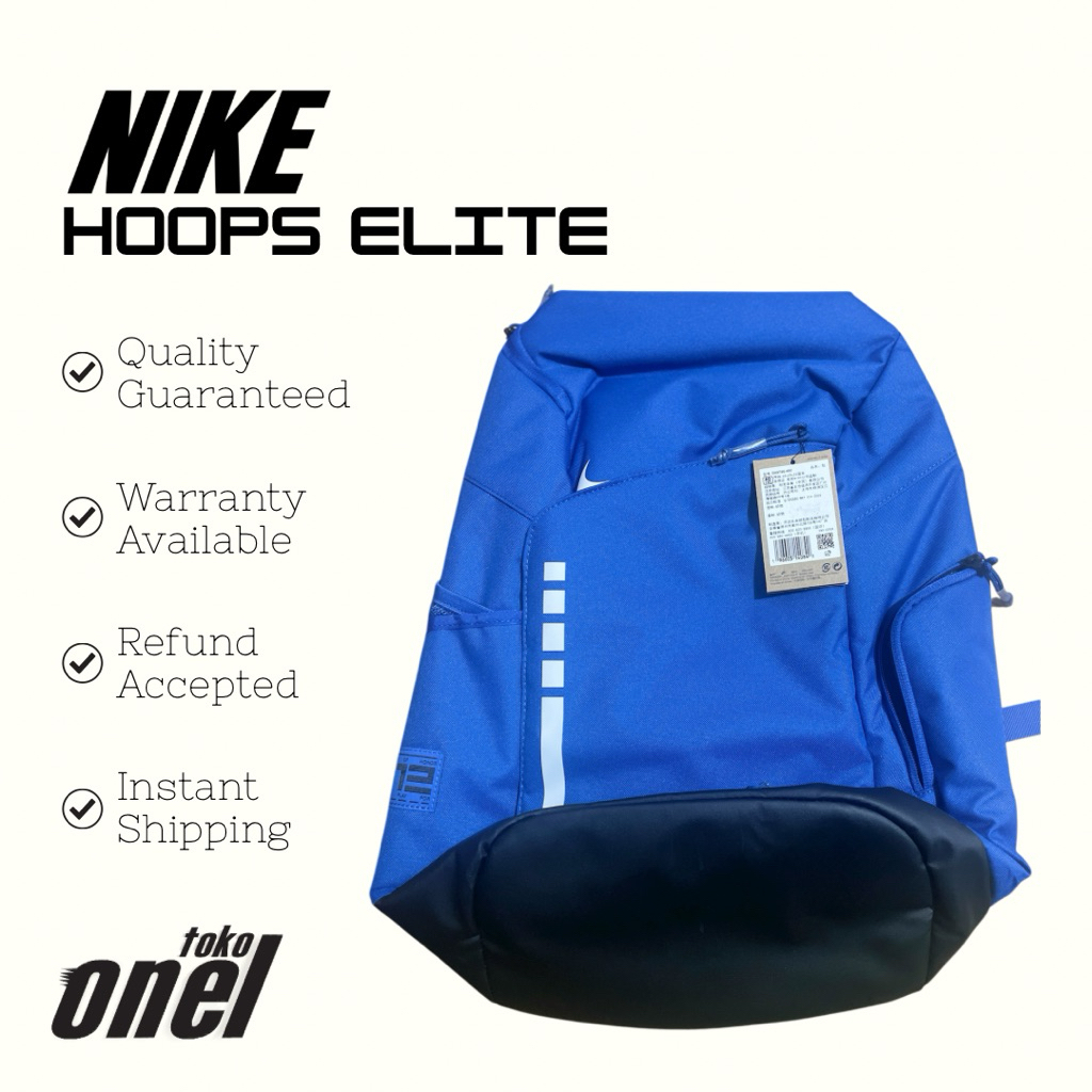 NIKE ELITE BACKPACK ORIGINAL 100% || Tas Ransel Basket || Tas Ransel Unisex || Tas Ransel/Bag untuk 