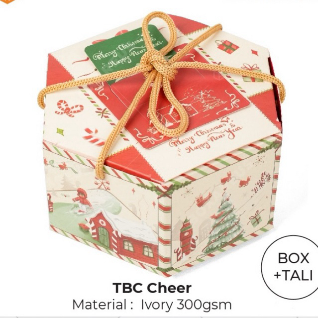 Box kue Hampers box roti dos kue natal souvenir natal