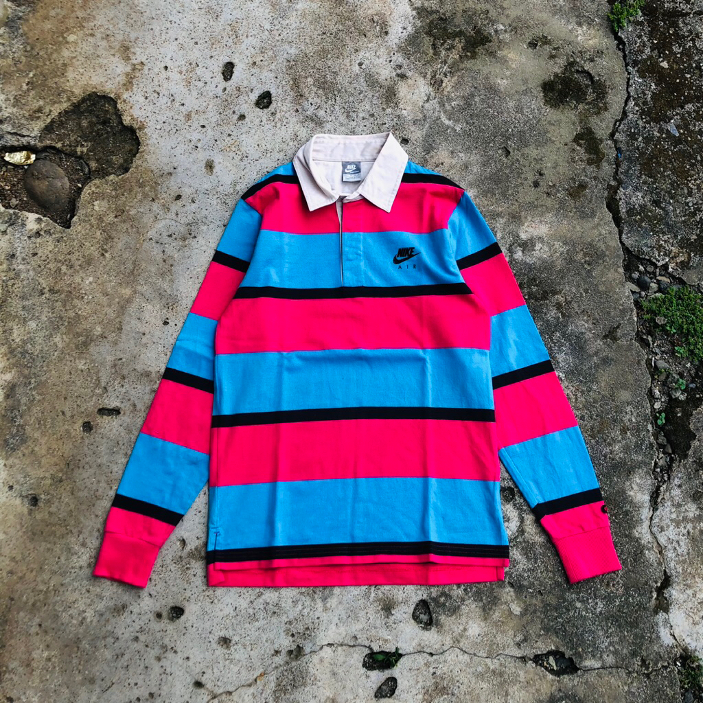 N1.k3 longsleeve rugby stripe ( second/bekas )