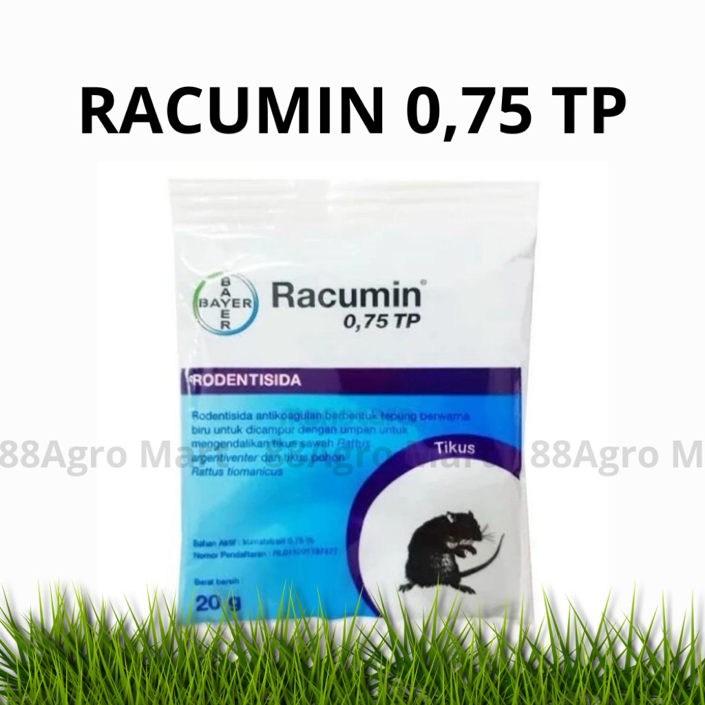 RACUMIN 0,75 TP 20 GR - OBAT TIKUS