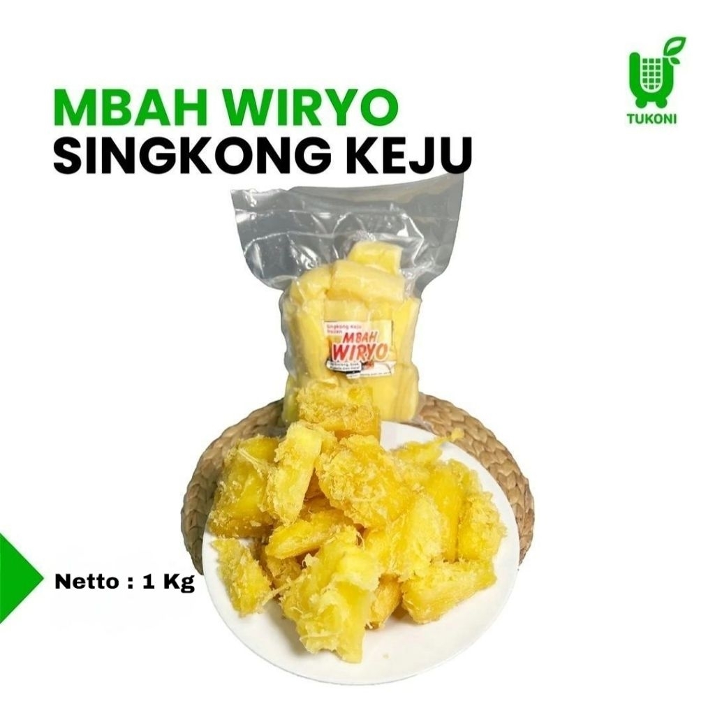 Singkong Keju Frozen Mbah Wiryo - Renyah di Luar Empuk di Dalam 1Kg | Yuktukoni Jogja