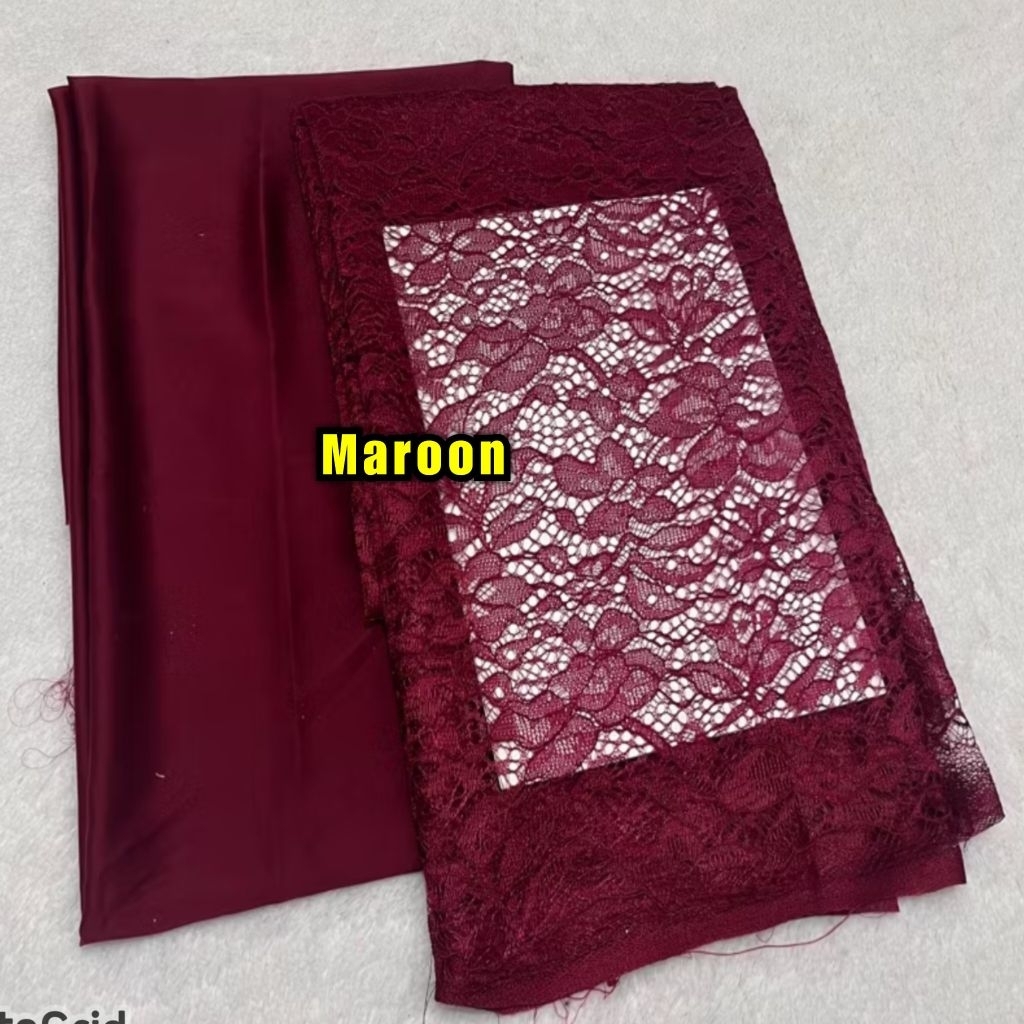 Paket KAIN BRIDESMAID MAROON // PAKET BRIDESMAID KAIN BRUKAT & SATIN, BRIDESMAID, PAKET BRIDESMAID, 