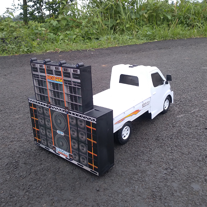 Mainan Mobil Grandmax Miniatur Sound Horeg | Mobil Mainan Anak Lucu & Unik