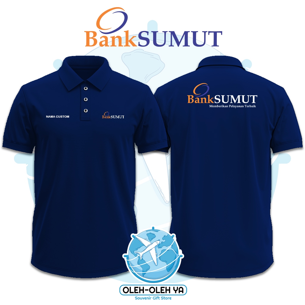 Oleh Oleh Ya Kaos Kerah Wangki Polo Shirt Kaos Kerja Wangki - BPD Sumut Bank Pembangunan Daerah Suma