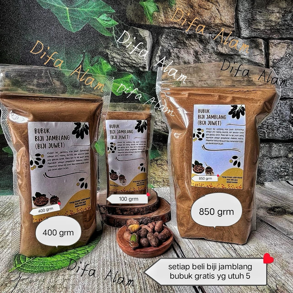 Biji jamblang  juwet Duwet murn 100 murni tanpa ada kulitnya  tidak puas retur saja bisa di tes labo