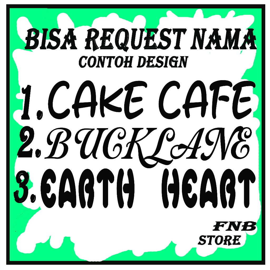 TATO TEMPORER ..FONT BIKIN NAMA