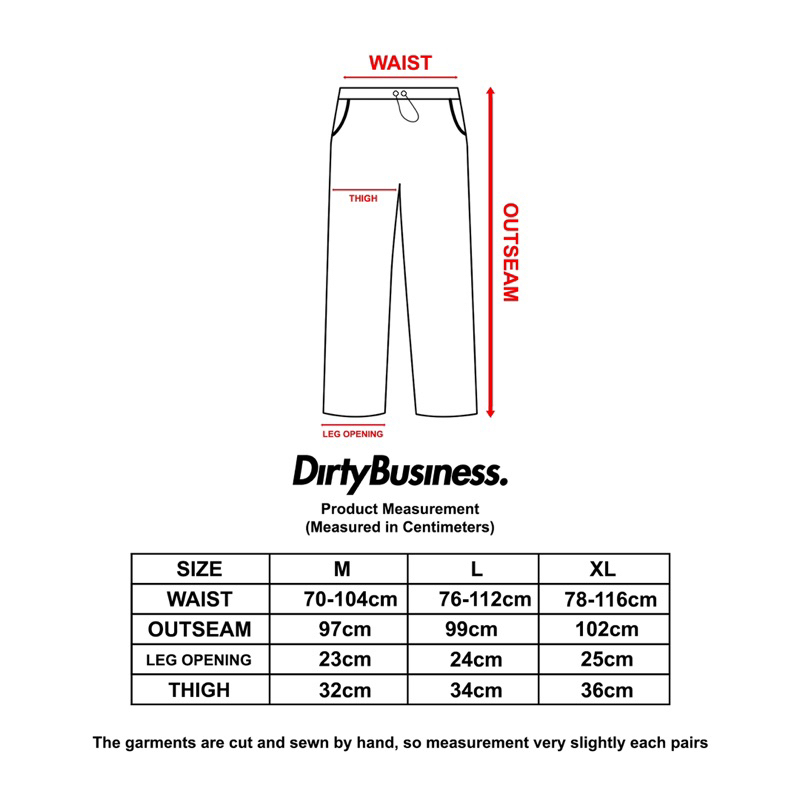 Dirty Business - Sword Baggy Pants Rhinestone Pants Heavyweight Black