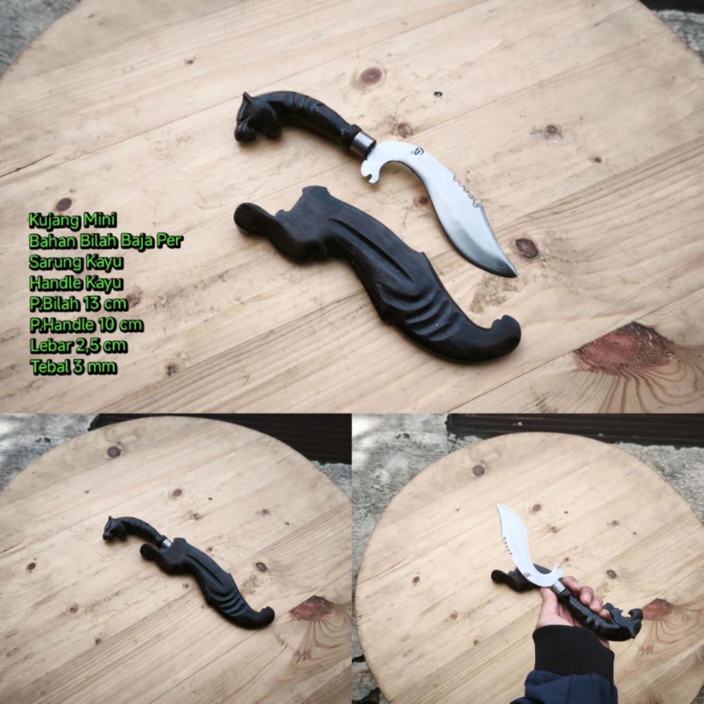 kujang mini baja per asli