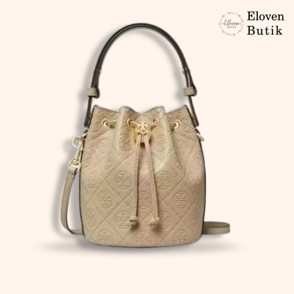 Tas Selempang Wanita TB T Monogram Leather Mini Bucket Bag