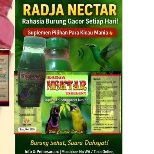 gledek nektar,Radja nektar,Radja nektar excelent,nektar sogon,nektar kolibri