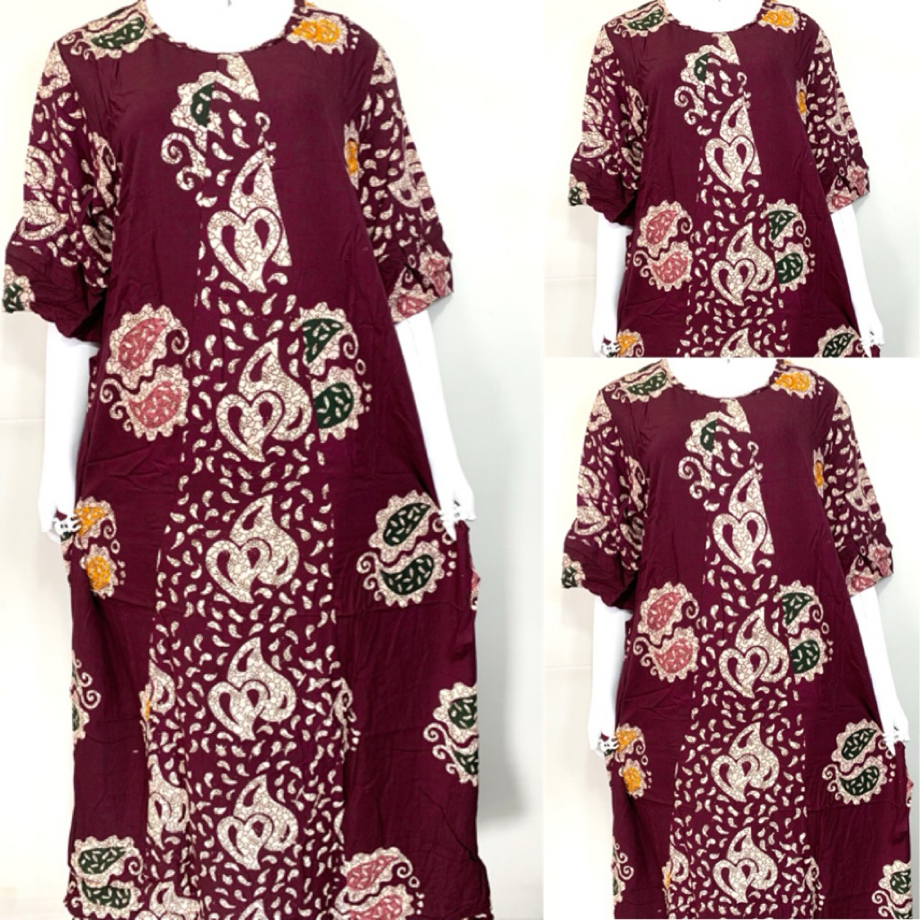 Sikobajutidur - Sammy Dress Klok Model | Batik Sammy | Daster Sammy