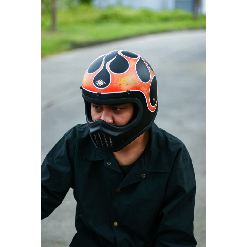 HELM CUSTOM CAKIL VIGANO CAKIL HBC CAKIL JADUL