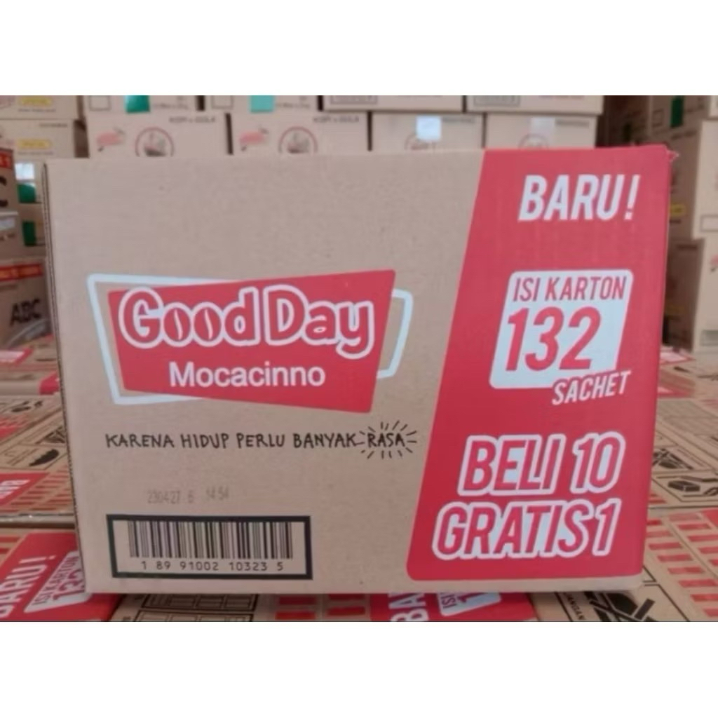 Kopi Good Day Mocacinno 1 Dus Isi 132 Pcs