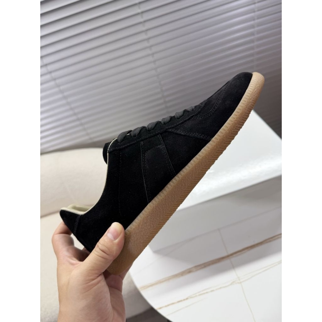Maison Margiela GATS German Army Trainer Black Suede Authentic GK
