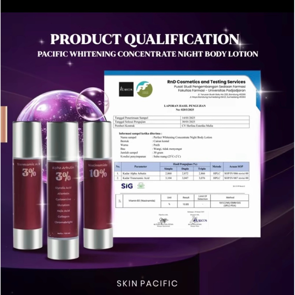 (READY GARANSI ORI 100%) PACIFIC SKIN HIGH CONCENTRATE DOSTING HB MALAM PACIFIC SKIN HANDBODY BPOM 1