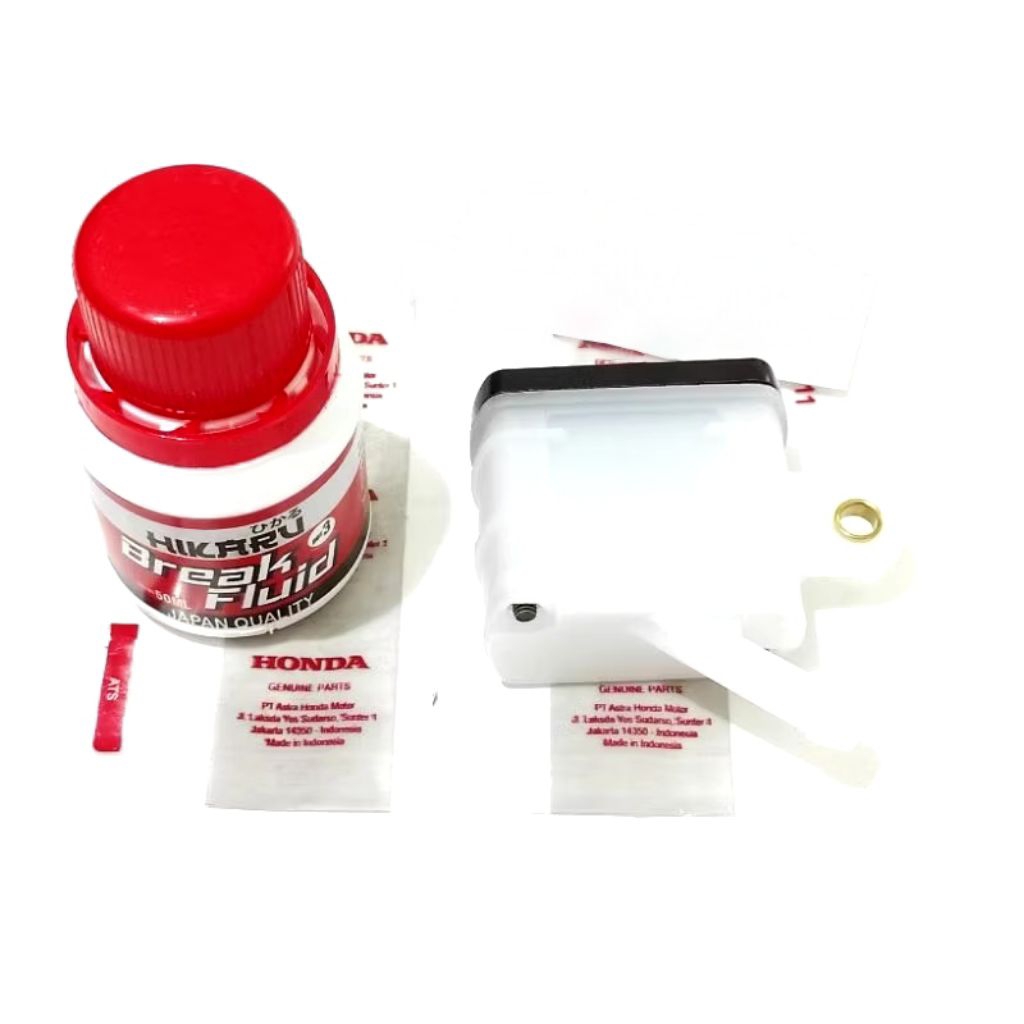 MINYAK REM + TABUNG MINYAK REM BELAKANG HONDA SUPRA X 125 SONIC CRF VERZA TIGER CB 150R MEGA PRO NEW