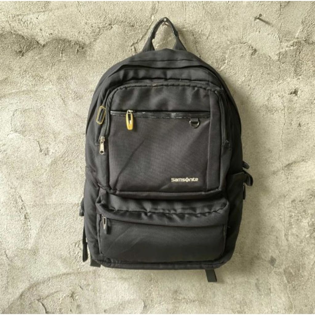 backpack samsonite black x slingbag casual