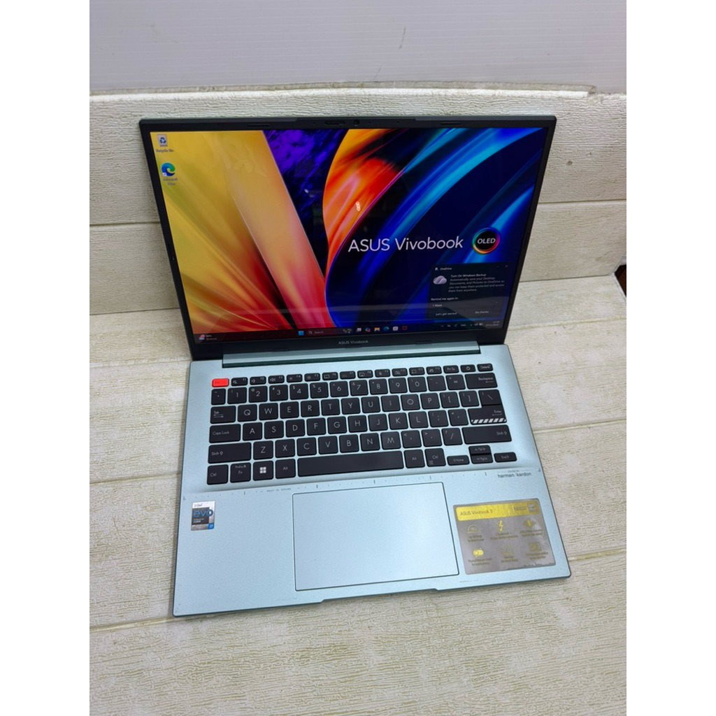 LAPTOP ASUS VIVOBOOK S 14" OLED i7 12th gen12 ram 16/512gb second bekas original
