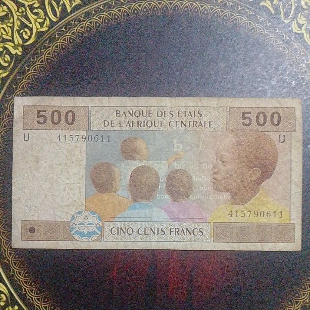 Uang Kamerun Cameroun 1000 Franc 2002 vf
